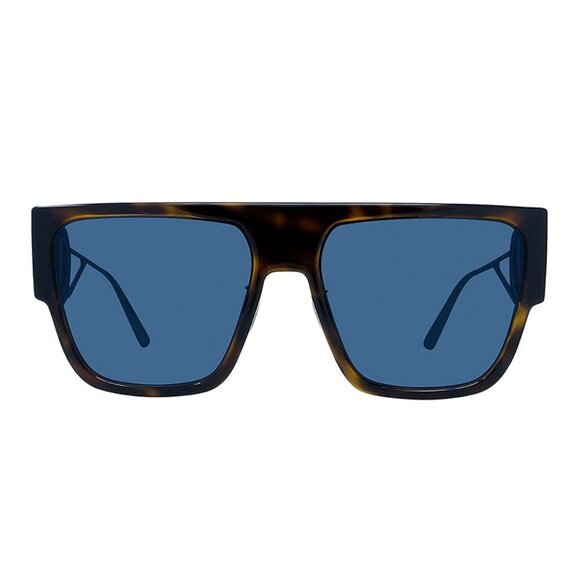 NEW DIOR WOMEN SUNGLASSES, DIOR 30MONTAIGNE S3U HAVANA, BLUE EYEWEAR - Picture 3 of 4